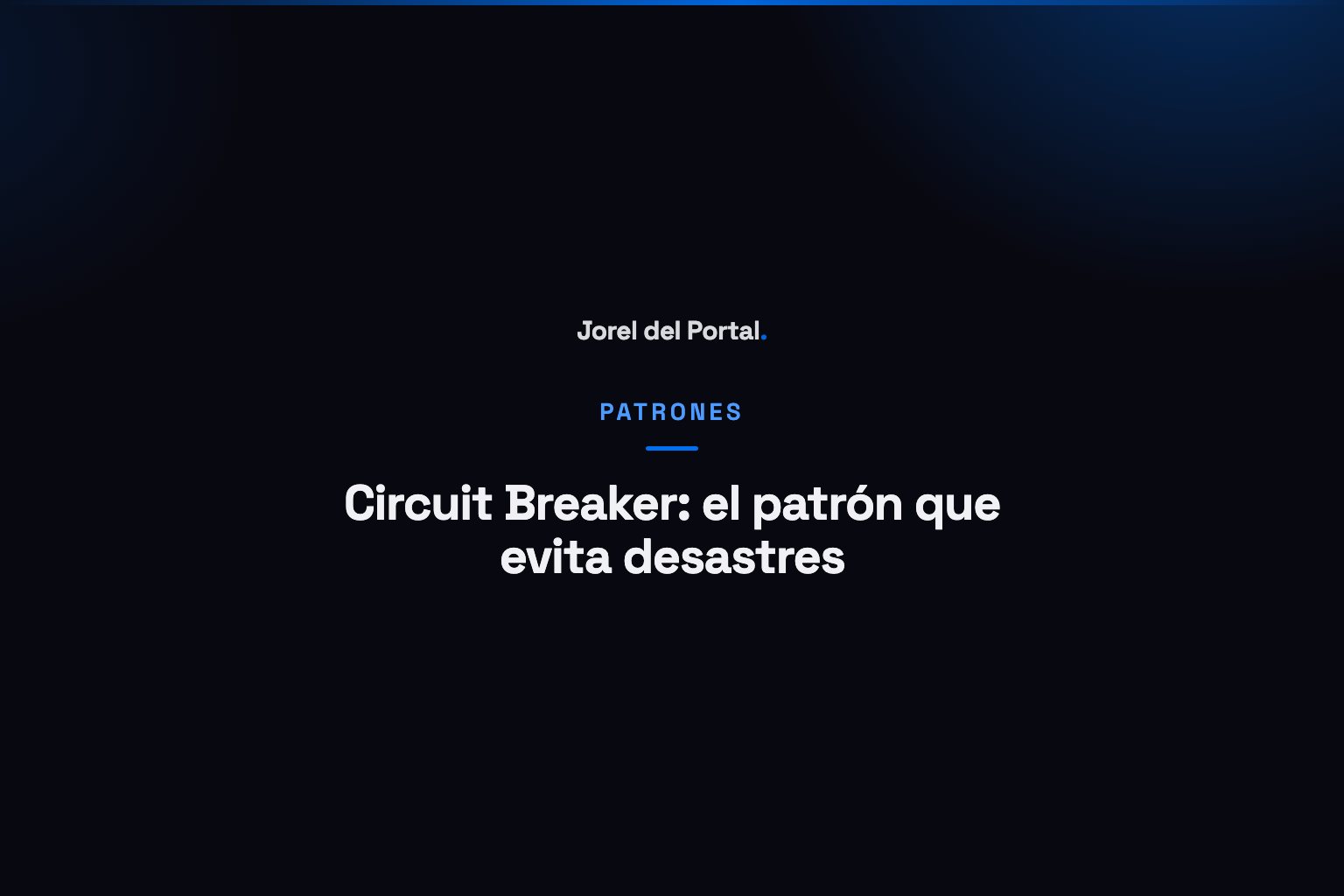 Patrón Circuit Breaker