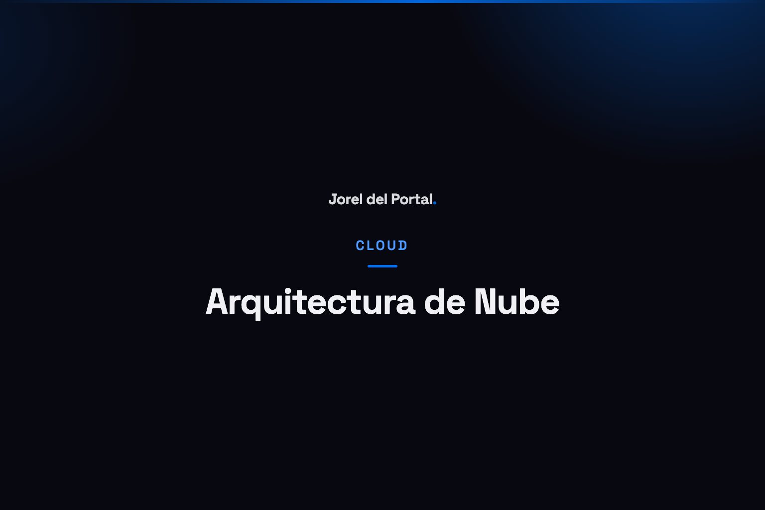Arquitectura cloud por patrones