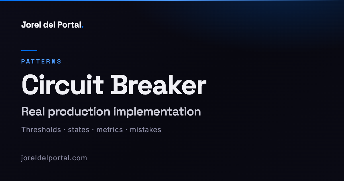 Circuit Breaker pattern
