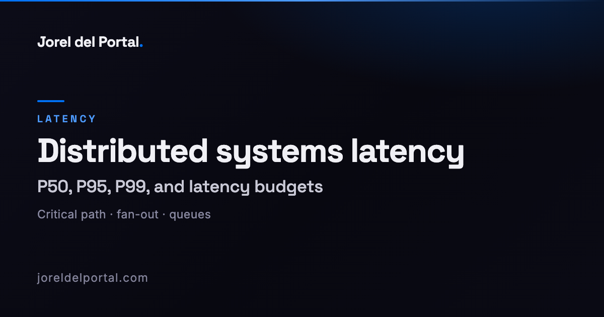 Latency in distributed systems