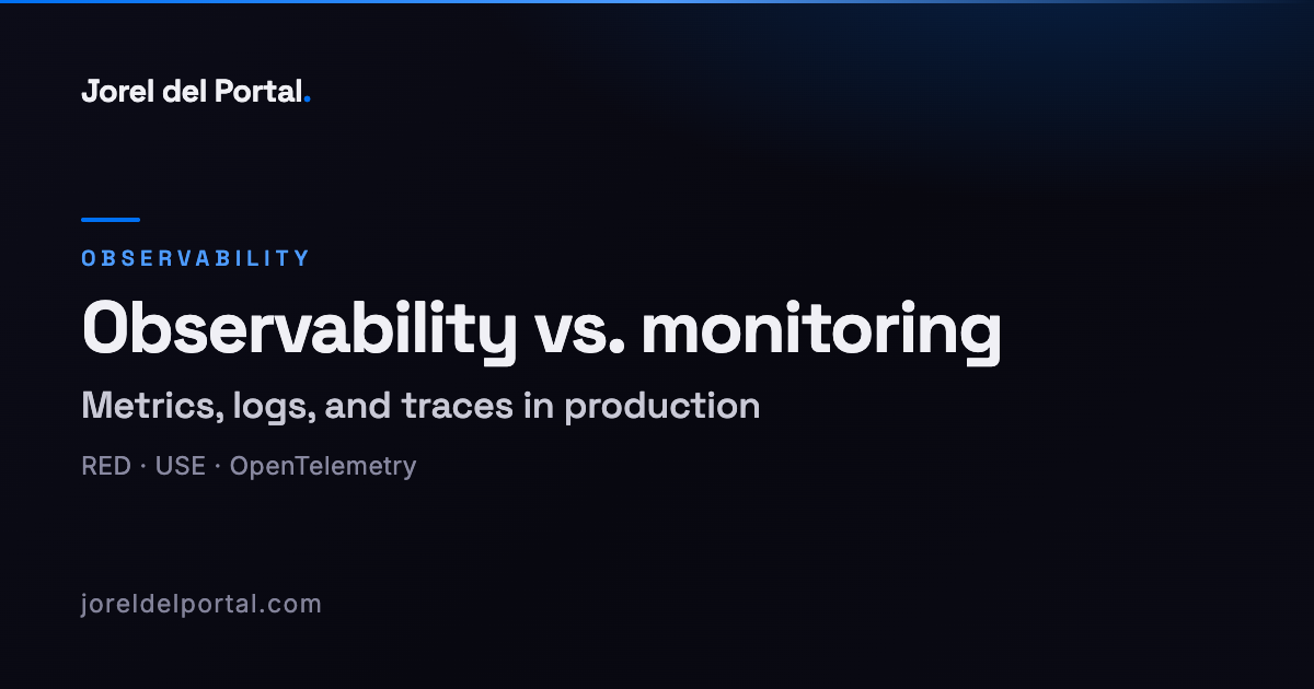 Observability: Beyond Monitoring